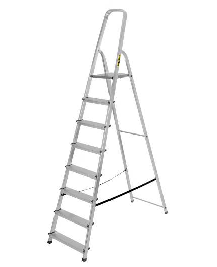 Drabina aluminiowa dom.Drabest 7+1st.162/237/362cm