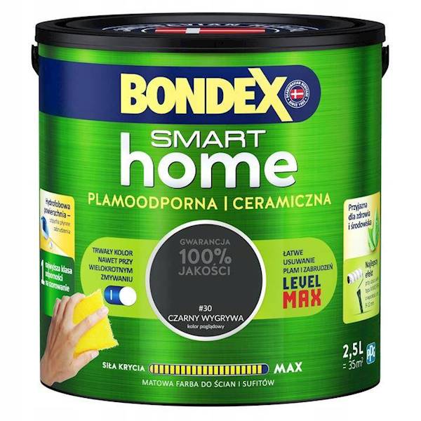 Bondex Farba ceram.Czarny wygrywa 2,5L