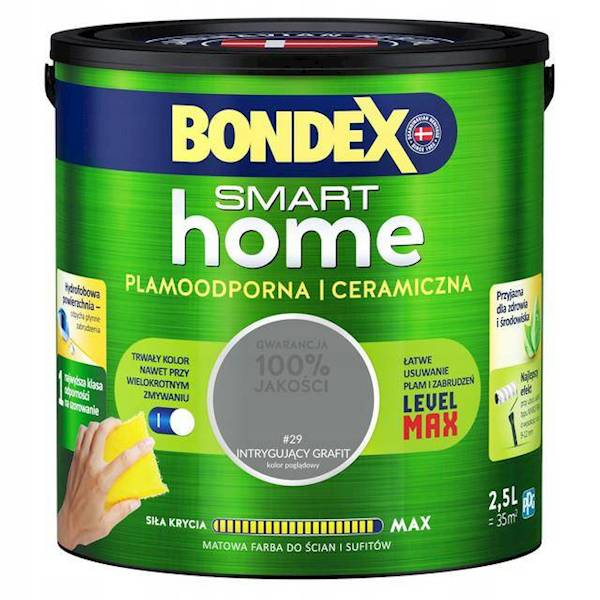 Bondex Farba ceram.Intrygujący grafit 2,5L