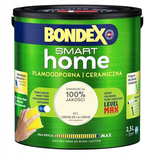 Bondex Farba ceram.Creme de la creme 2,5L