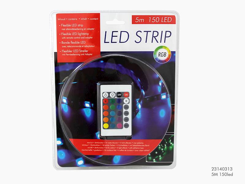 LED Taśma, 150 diod, 5m / LED striplight rbg 5 M 1505 8712442103394 / 23140313