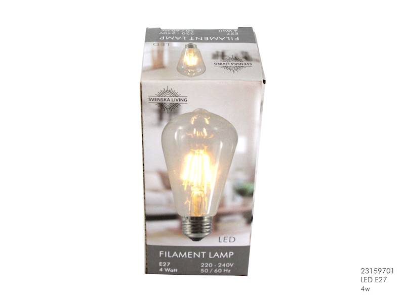 LED żarówka wkręcana gwint E27 4W 23159701/ LED Bulb E27 4W 8712442142485 / 23159701
