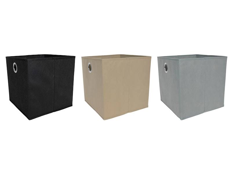 Materia owe pude ko sk adane 31x31 cm TEXTIL storage basket FOLDABLE 31 x31 cm 23495424