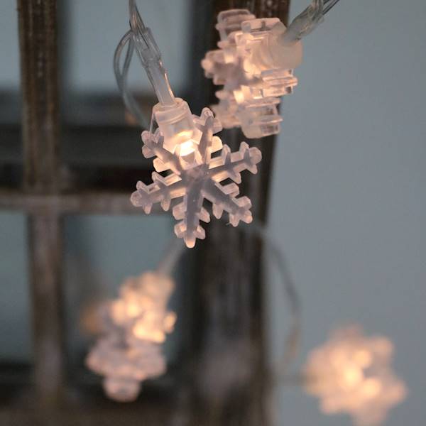 Lampki ledowe śnieżynki 10 diod / LED Snowflake 10 pcs 8712442083474 / 23120021