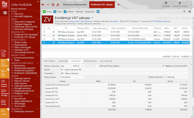 Program Insert Rewizor Nexo 3st.