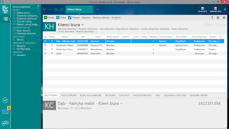 Program Insert Biuro Nexo