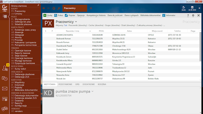 Program Insert Gratyfikant Nexo PRO