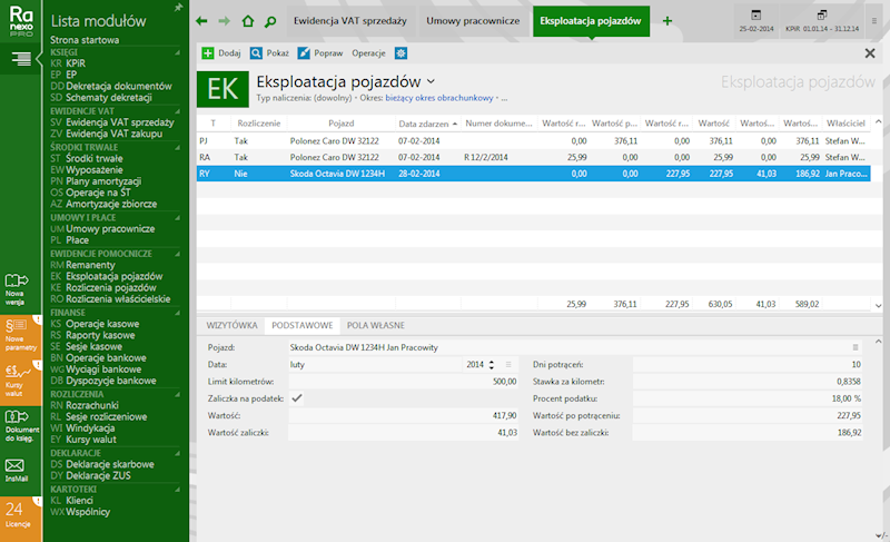 Program Insert Rachmistrz Nexo PRO Biuro Rachunkowe 20 podmiotów