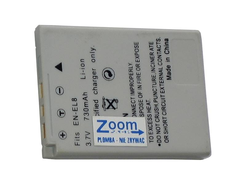AKUMULATOR ZOOM EN-EL8 850mAh