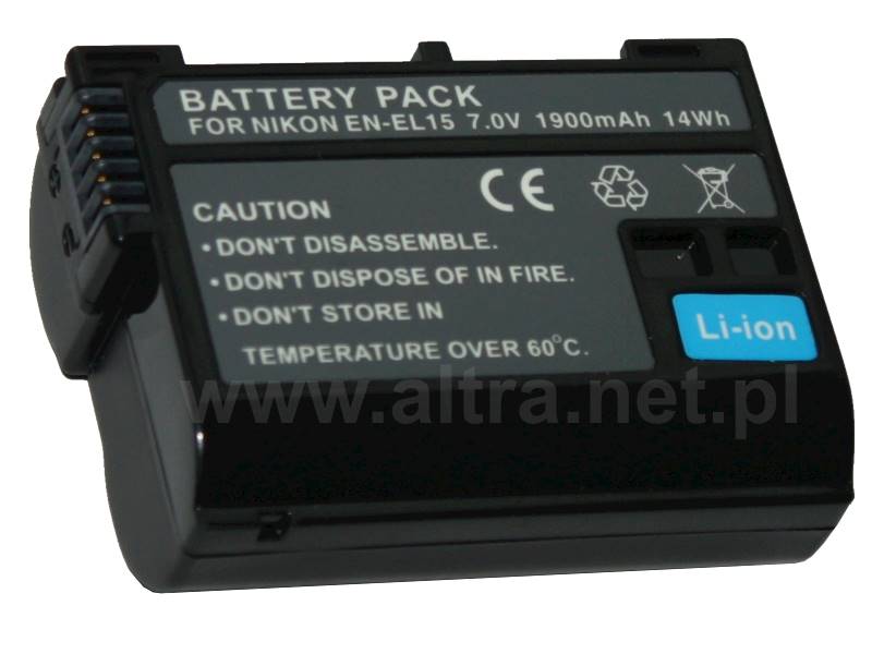 AKUMULATOR ZOOM EN-EL15 1900mAh