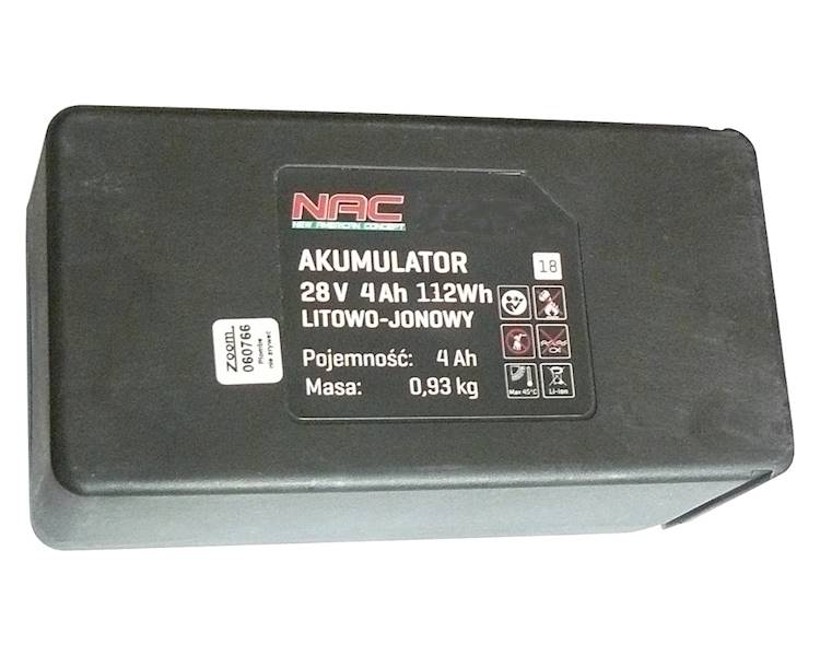 Akumulator NAC RLM1500/1800 28V 4,4Ah  REGENERACJA