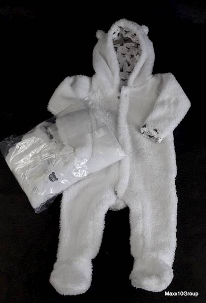 Kombinezon polarowy biały 2577211/Children's fleece suit white