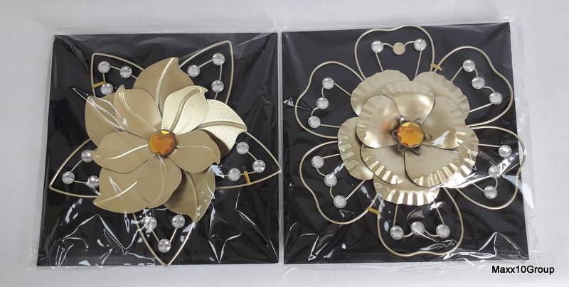 Metalowe kwiatki MIX 2576764/Metal flower MIX