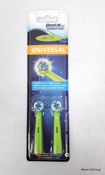 Koncowki do szczoteczki elektrycznej do zebow 2 szt./Electric toothbrush unversal heads 2 pack.