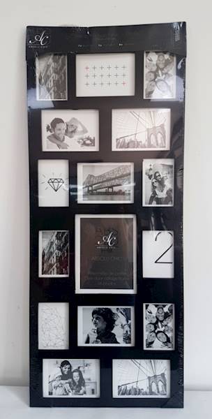 Kolaz 16 zdjec na drzwi 110x47 cm / Over door collage frame, 16 photos 