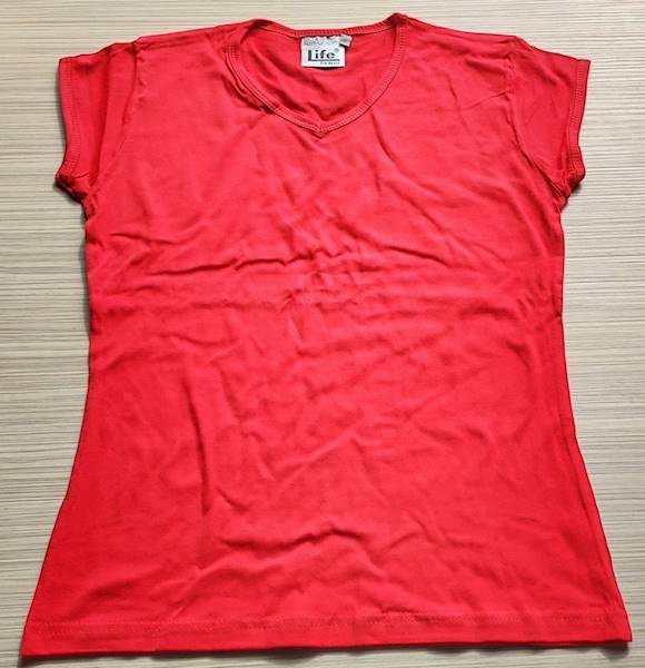 T-shirt czerwony ROSSO " M "