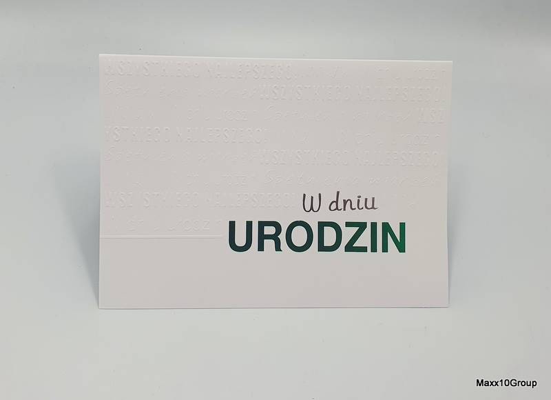 Karnet okolicznosciowy - W dniu urodzin - AGC1640001/Occasional card