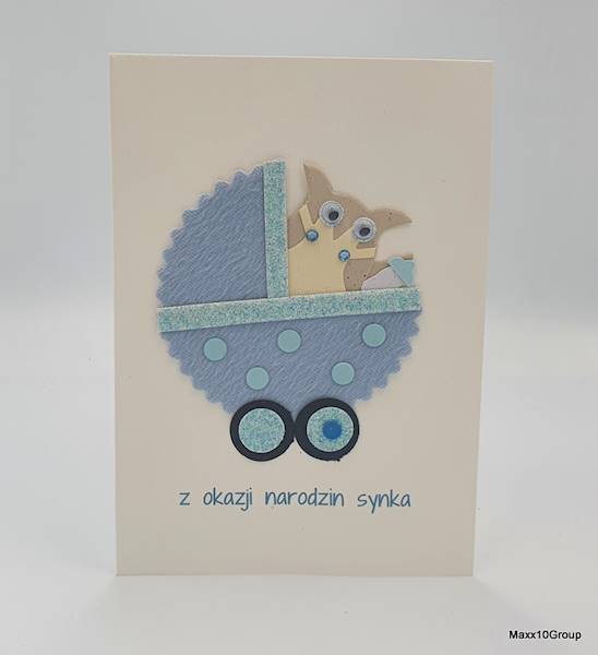 Karnet okolicznosciowy - Z okazji narodzin synka - AGC1010001/Occasional card