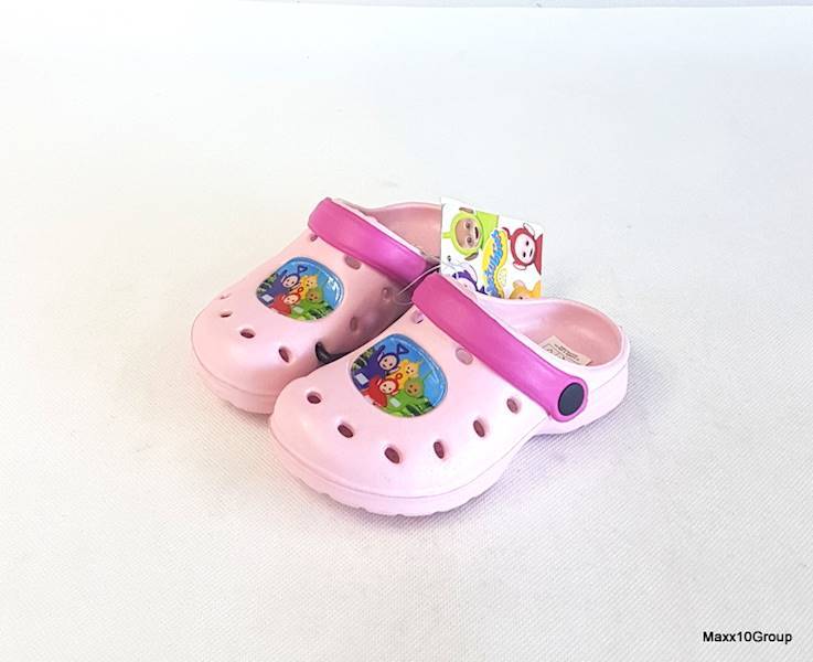 Buty dziecięce z tworzywa jasno rozowe TB09802