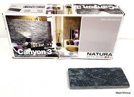 ST.D.NATURAL CANYON 3 ZWART 0.5M2 BLACK 1600520 Decostone
