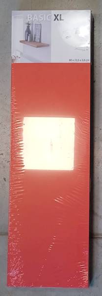 Polka 80 cm czerwona 1195885/ Shelf red B!