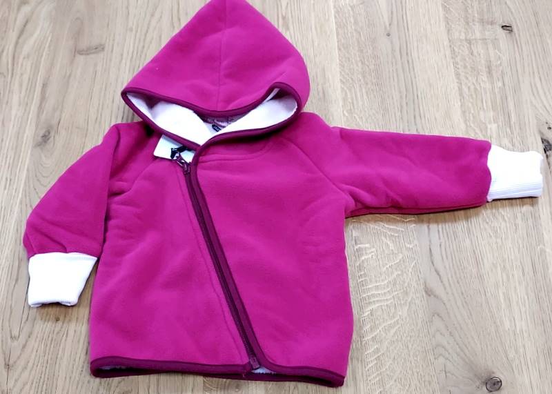 Bluza z kapturem polarowa rozowa rozm 80/86 386040 JAKO / Fleece hoodie pink M-Nr 384567