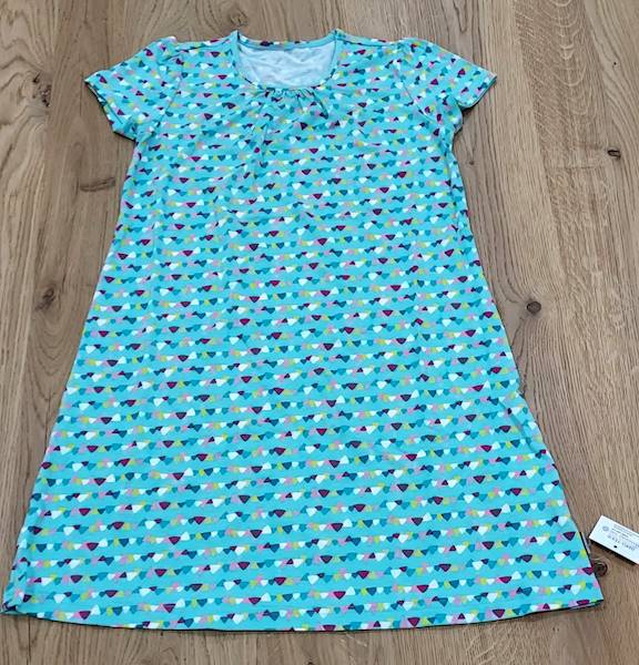 Sukienka turkusowa 116/122 397026 JAKO / Turquoise dress M-Nr 396053