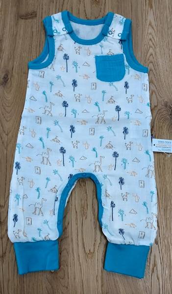 Pajac dzieciecy turkusowy 68/74 404460 JAKO / Children's onesies M-Nr 395985