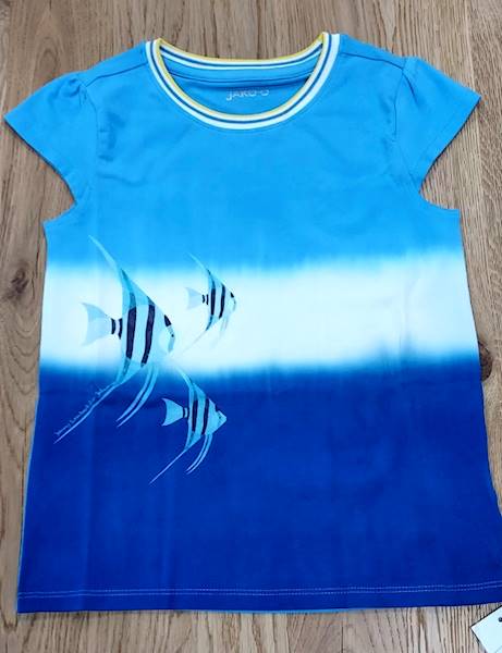 Bluzka niebieska rozm. 128/134 JAKO 406292 / Blouse blue M-Nr 400643