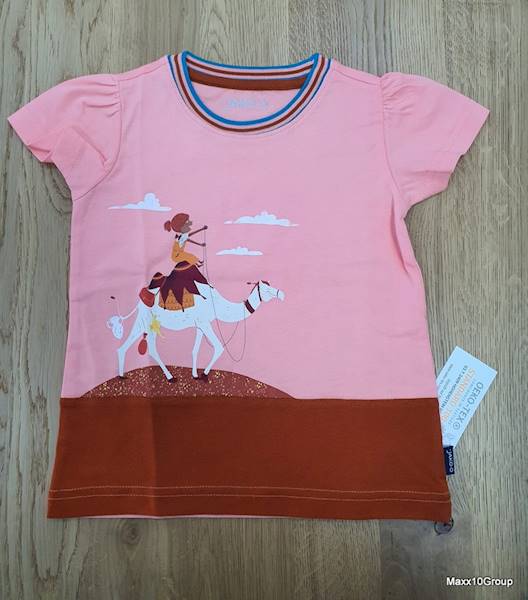 T-shirt dziewczecy krotki rekaw brzoskwionowy rozm. 92/98 407325 JAKO M-nr 400479/Peach short sleeve girls t-shirt