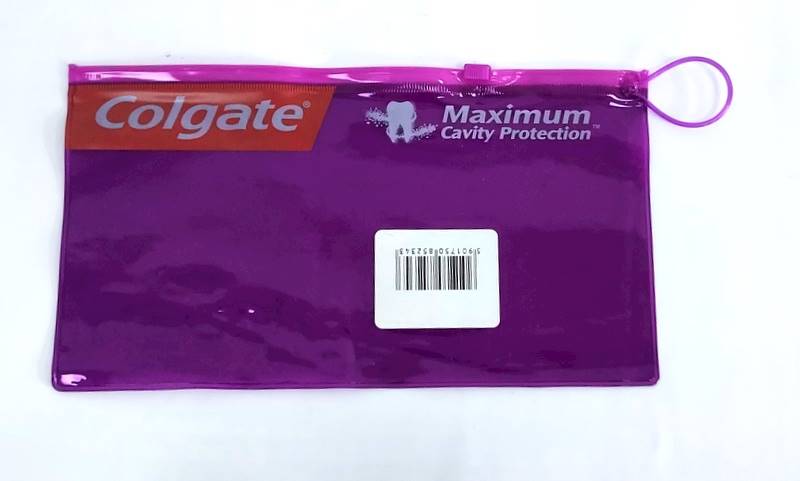 Etui / kosmetyczka foliowe Colgate fiolet / Foil case
