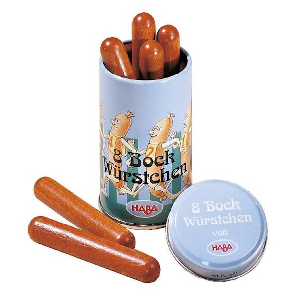 Zabawka - puszka + parowki 001405 / Toy - Sausages in a can HB
