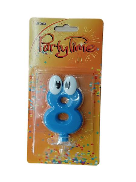 Swieczka cyferka "8" - LUDEK ARP/Candle number "8"