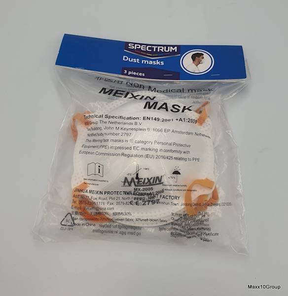 Maski przeciwpylowe 3 szt. 9008042/Dust masks 3 pcs.