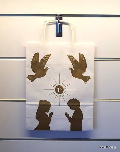 Torba prezentowa I komunia sw.  ECOBAG 240x100x320mm/Gift bag and holy communion