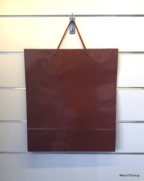 Torba prezentowa bordowa ECOBAG 390x100x450mm/Burgundy gift bag