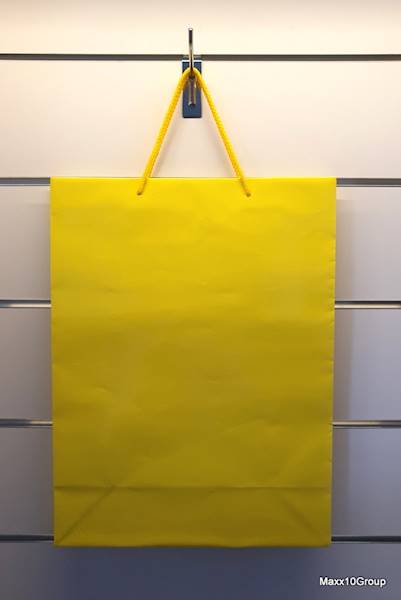 Torba prezentowa zolta ECOBAG 340x150x450 mm zolta P4461031/Yellow gift bag