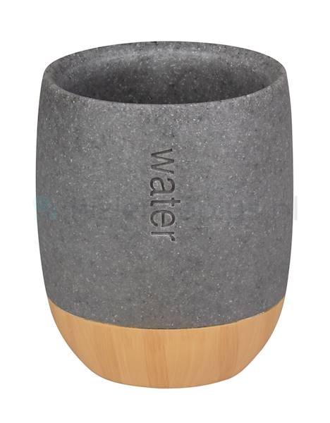 Kubek lazienkowy szary UNG / Gray bathroom mug