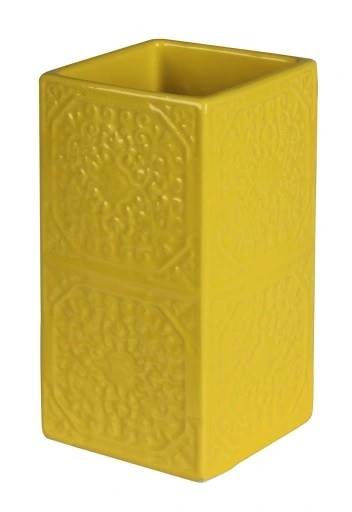 Kubek lazienkowy zolty UNG / Yellow bathroom mug