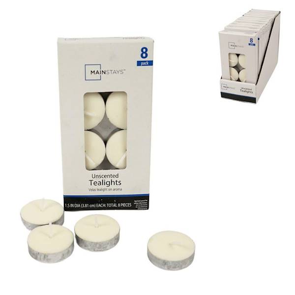 Swieczki tealight 8 szt. / Tealight candles 8 pcs.