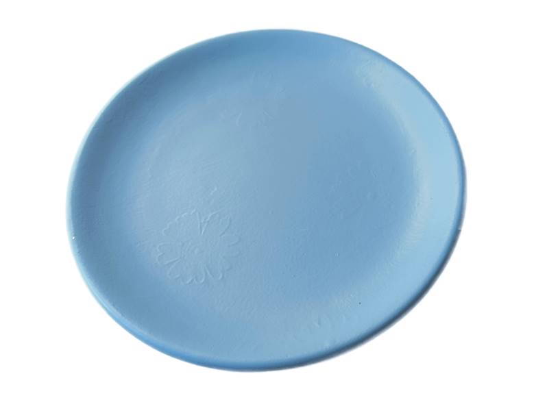 Talerz dekoracyjny blekitny 19500 PIER/Blue decorative plate