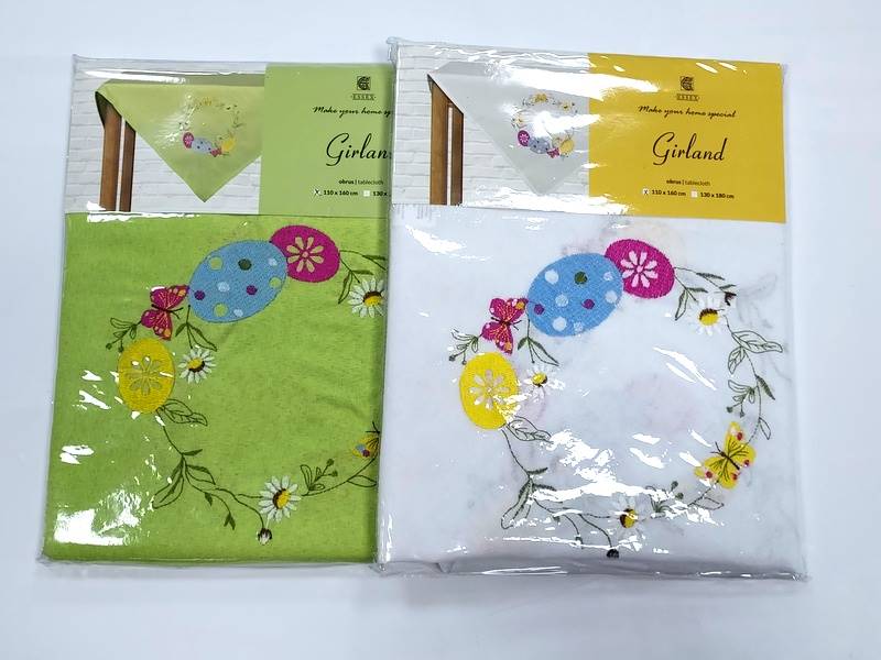 Obrus mix kolor 110x160 cm BBK / Mix color tablecloth