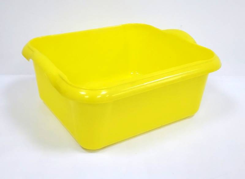 Miska prostokatna 8L zolta / Rectangular bowl 8L, yellow AGOS