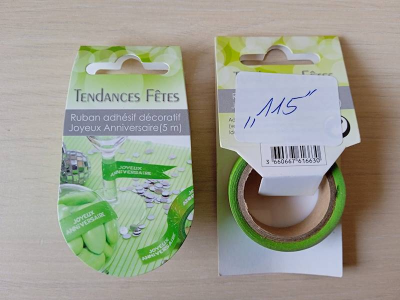 ART.DEK TASMA KLEJACA "115" / decorative article adhesive tape