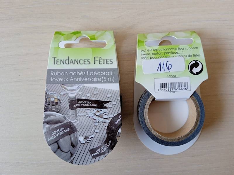 ART.DEK TASMA KLEJACA "116" / decorative article adhesive tape