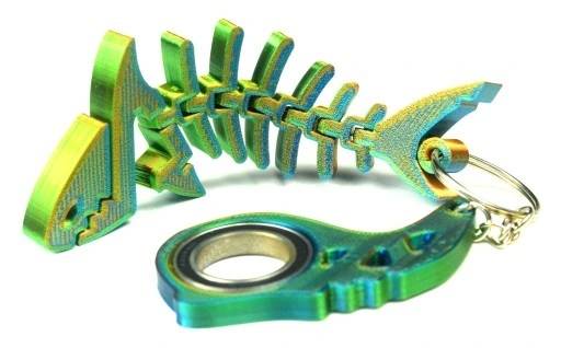 Brelok do kluczy karambit "Rekin" mix kolor / Keyrambit keychain "Shark" mix color