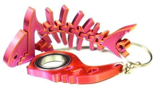 Brelok do kluczy karambit maly"Rekin" mix kolor / Keyrambit keychain "Shark" small mix color