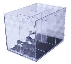 Organizer NICOKE 16x11x11,8cm przezroczysty UNG / Transparent organizer