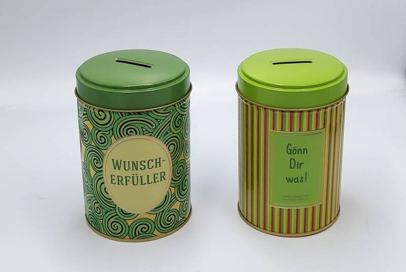 Mix puszka metalowa skarbonka / Metal piggy bank mix