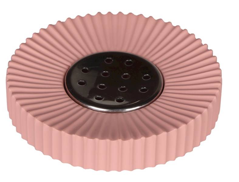 Mydelniczka CREMA 10x2 cm rozowy UNG / CREMA soap dish 10x2 cm pink UNG